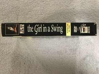 The Girl in a Swing (1988) - VHS - Erotic Thriller - Meg Tilly - Promo /Screener - RARE 3
