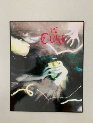 Cure,  With Info At The Back,  Rare Authentic Licensed 1986 Art Print