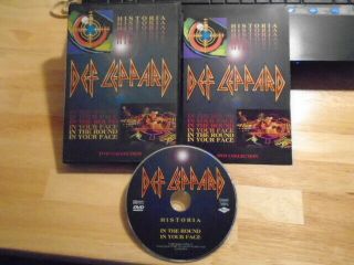 Rare Oop Def Leppard Dvd Historia,  In The Round In Your Face Live 1988,  Videos