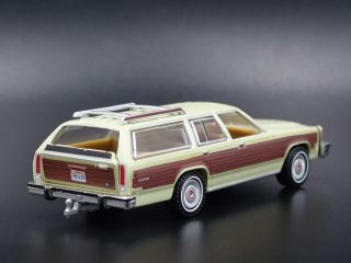 1985 85 FORD LTD COUNTRY SQUIRE WAGON W/ HITCH RARE 1:64 SCALE DIECAST MODEL CAR 5