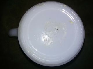 Rare Bee Keeper Association Eat Your Honey Federal Milk Glass Coffee Mug 4