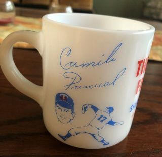 Rare Vintage Minnesota Twins Coffee Cup - The Dugout - Camilo Pascual & Jim Kaat 2