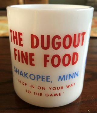 Rare Vintage Minnesota Twins Coffee Cup - The Dugout - Camilo Pascual & Jim Kaat 3