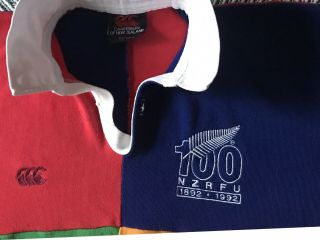 Vintage Rare Canterbury Of Zealand Rugby Polo (XL) 2