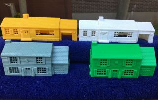 Rare Vintage Marx Marxville Playset/ Ho Railroad Ranch And Two Story Houses