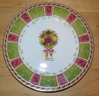 Rare 2001 Royal Albert Old Country Roses Seasons Of Colour Holiday Salad Plate