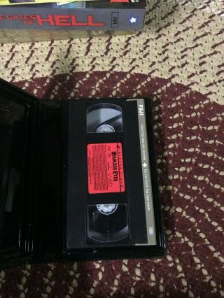 HEADLESS EYES WIZARD VIDEO HORROR SLASHER SOV RARE OOP VHS BIG BOX SLIP 6
