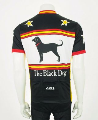 Louis Garneau The Black Dog Rare Black Bike Cycling Jersey Mens XL 3