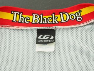 Louis Garneau The Black Dog Rare Black Bike Cycling Jersey Mens XL 4