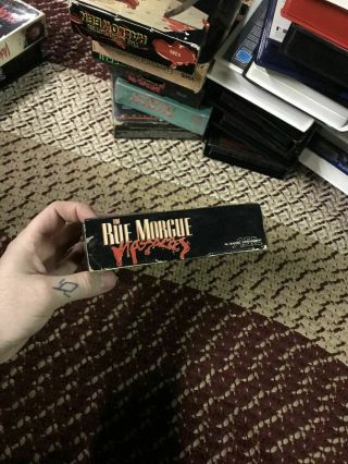 THE RUE MORGUE MASSACRES HORROR SOV SLASHER RARE OOP VHS BIG BOX SLIP 6