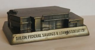 Vintage Rare Banthrico Salem Federal Savings & Loan Association Coin Bank Oregon