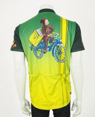 Primal Wear Curious George Rare Bike Bicycle Cycling Jersey Mens XL 3