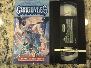 Gargoyles Brothers Betrayed Rare Oop Vhs Classic Animated 1990 