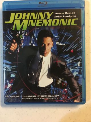 Johnny Mnemonic (1995) Blu - Ray Rare Out Of Print Usa Release Ships