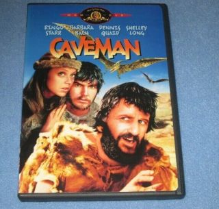 Caveman (dvd,  2002) Rare,  Oop Dennis Quaid Ringo Starr Shelley Long (1981)