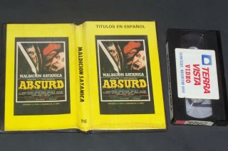Absurd aka Satanica VHS 80s Horror Slasher Joe D ' Amato Big Box Video Rare 2