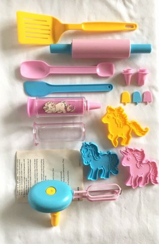 Vintage 1985 G1 My Little Pony Cookie Making And Decorating Kit A.  R.  C.  Rare