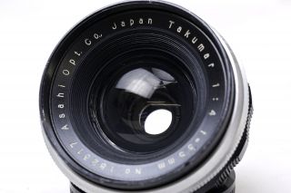 RARE CLA ' d Asahi Pentax 35mm f4 1:4 Takumar M42 Zebra Wide Angle Camera Lens 7