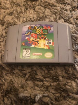 Mario 64 Nintendo 64 1996 N64 Video Game 100 Authentic Rare