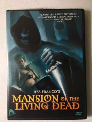 Mansion Of The Living Dead (dvd) Rare Oop Erotica Severin Films Jess Franco