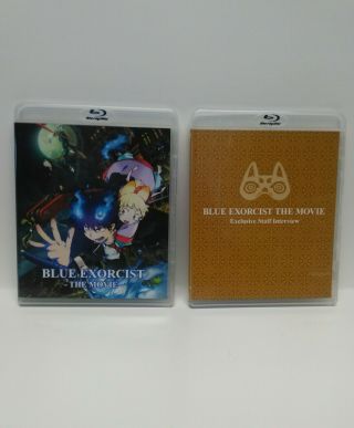 BLUE EXORCIST THE MOVIE LIMITED EDITION BOX SET SIGNED RARE OOP 2 - DISC BLU - RAY 5