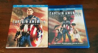 Captain America The First Avenger Blu - Ray Dvd Best Buy Exclusive Rare Slipcover