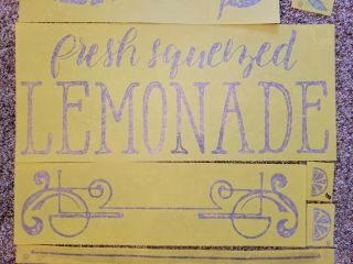 RARE lemonade Chalk Couture transfer 3