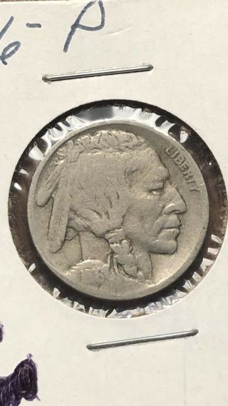 1916 - P Buffalo Nickel - Obverse Die Rotation - Rare