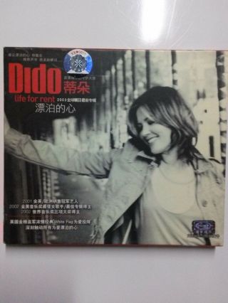 Dido Life 蒂朵:漂泊的心 Chinese Release 2004 Rare / Hard To Find In Usa