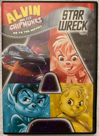 Alvin And The Chipmunks Go To The Movies Star Wreck Dvd Rare Oop