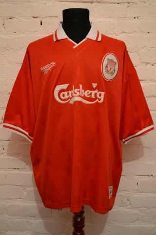 Vintage Liverpool 1996/1997/1998 Reebok Home Football Soccer Shirt Jersey Rare