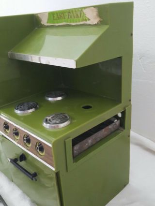 Easy Bake Oven Betty Crocker Kenner Vintage Rare avacado green 4