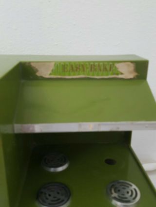 Easy Bake Oven Betty Crocker Kenner Vintage Rare avacado green 6
