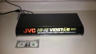 Jvc Hi - Fi Vidstar Vcr Lighted Store Display Sign.  Wow.  A Must For Rare Vhs Fans.