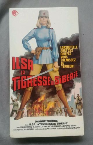 Ilsa The Tigress Of Siberia French Tape Very Rare