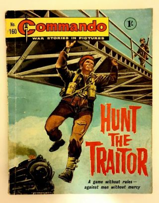 Commando Comic No 160 Hunt The Traitor Very Rare