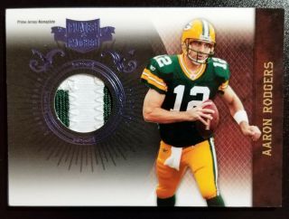 Aaron Rodgers Packers 2010 Panini Plates & Patches Purple 2 Clr D 10/25 Rare