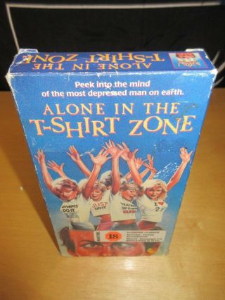 Alone In The T - Shirt Zone Vhs Movie Very Rare