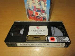 ALONE IN THE T - SHIRT ZONE VHS MOVIE VERY RARE 4