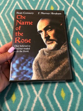 The Name Of The Rose (dvd,  2004) Sean Connery Authentic Region 1 Oop And Rare