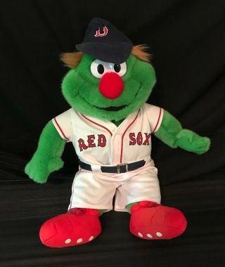 Build A Bear Plush Boston Red Sox Wally The Green Monster Retired Rare 20 Inches