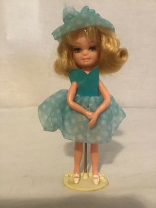 Vintage Small Uneeda Tiny Teen Tea Time Doll 1967? Clothes Shoes,  Rare