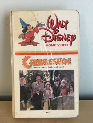 Candleshoe Vhs 1977 Jodie Foster David Niven Walt Disney Clamshell Tape Rare