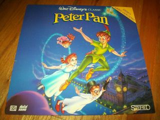 Peter Pan Laserdisc Ld Great Film Walt Disney Very Rare