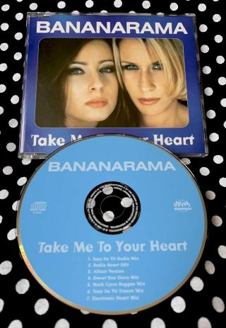 Bananarama - Take Me To Your Heart Rare Cd Single