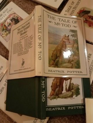 Beatrix Potter The Tale Of Mr.  Tod F.  Warne & Co Vintage Rare