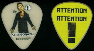 Shinedown - - 2019 Tour Guitar Pick - Rare & Authentic Eric Bass Attention