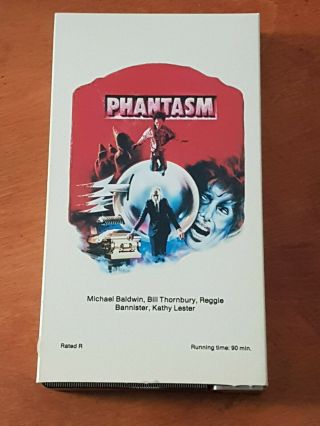 Phantasm Vhs Magnetic Release Very Rare Horror Htf Coscarelli