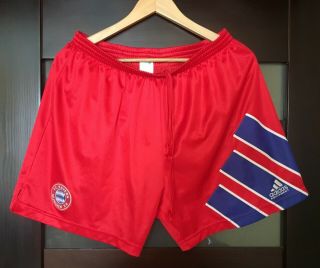 Bayern Munich Germany 1993/1994/1995 Home Football Shorts Rare Vintage