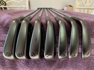 Rare Adams A4 Tour Issue Iron Set 3 - Pw With Tour Issue Dynamic Gold S400 Shafts